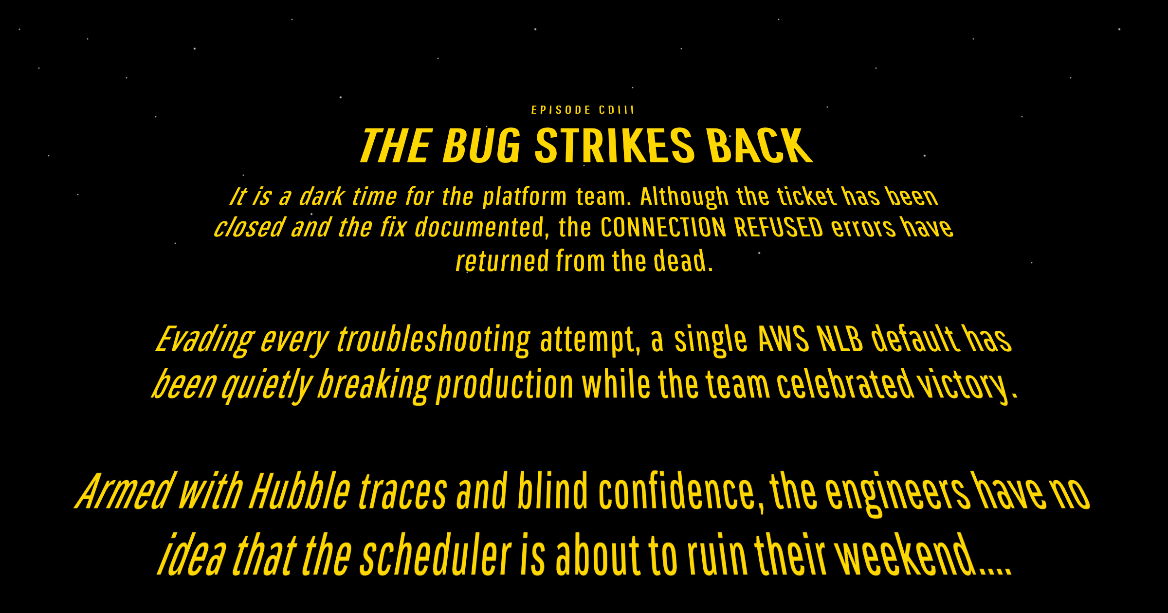 An AWS NLB default that quietly broke our Kubernetes networking